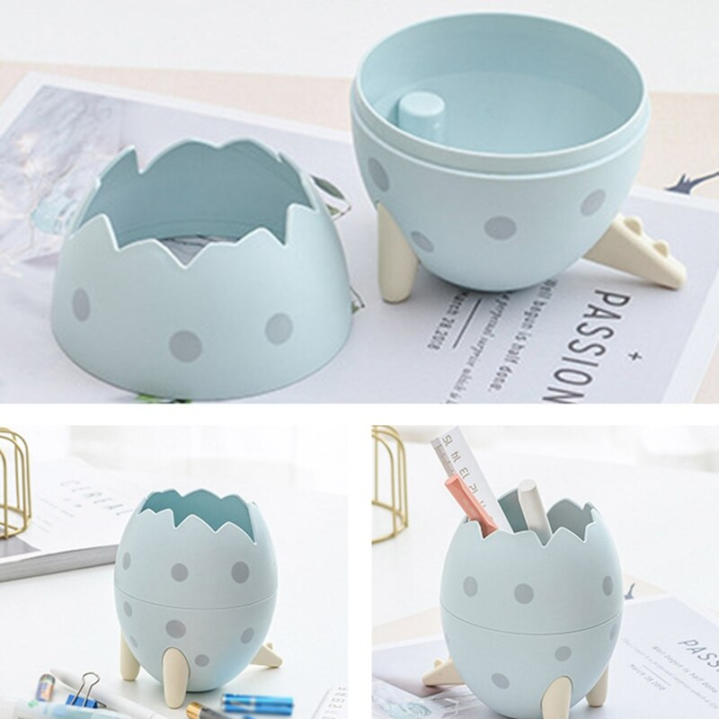 Trepied Cartoon Moda Creativă Ouă de Dinozaur Scoala Birou Cutie de depozitare pentru birou Articole de papetărie Pen Accesorii de depozitare perie de machiaj