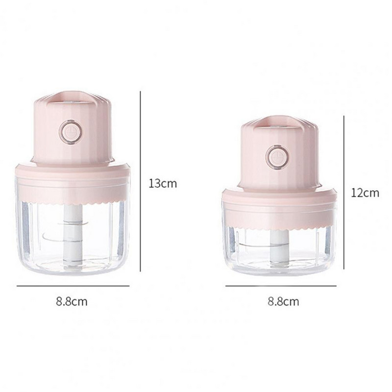 Mașină de tocat usturoi electric din oțel inoxidabil cu încărcare USB Tocător de usturoi Mini mașină de tocat carne electrică portabilă reîncărcabilă fierbinte