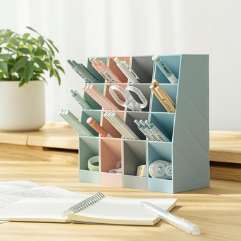 SDLP Multi-Layer Desk Organizers για Γραφείο Σπιτιού Student Stationary Storage Rack Κεκλιμένη θήκη αποθήκευσης Storage Stand