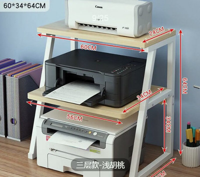 Lauakorraldajad Mööbel Laud Printer Hoiu Kodukontor toa jaoks Lauaarvuti Metallist nagid ja alusehoidikud Riiulitarvikud Puit