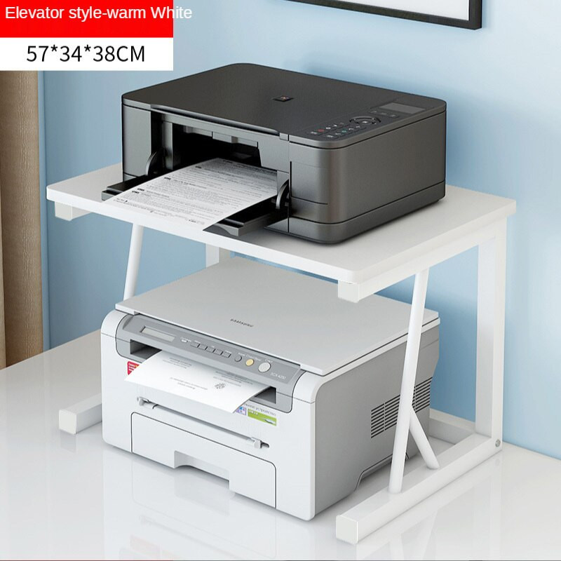 Lauakorraldajad Mööbel Laud Printer Hoiu Kodukontor toa jaoks Lauaarvuti Metallist nagid ja alusehoidikud Riiulitarvikud Puit