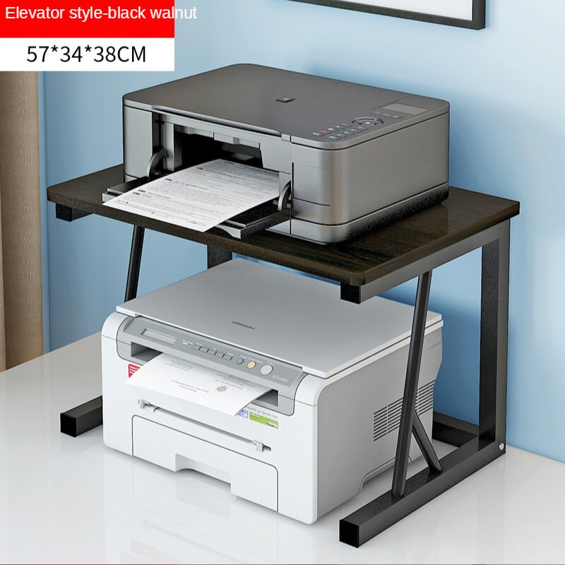 Lauakorraldajad Mööbel Laud Printer Hoiu Kodukontor toa jaoks Lauaarvuti Metallist nagid ja alusehoidikud Riiulitarvikud Puit