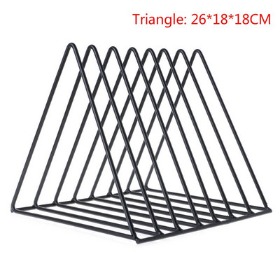 Fém könyvtároló állványok Nordic Heart House formájú könyvtartó Nem összecsukható polc Magazin irattartó irattartó Irodaszervező