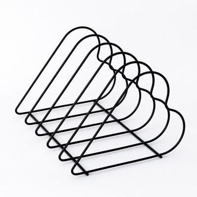 Fém könyvtároló állványok Nordic Heart House formájú könyvtartó Nem összecsukható polc Magazin irattartó irattartó Irodaszervező