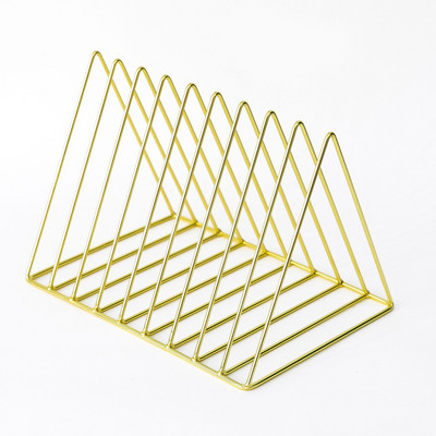 Fém könyvtároló állványok Nordic Heart House formájú könyvtartó Nem összecsukható polc Magazin irattartó irattartó Irodaszervező