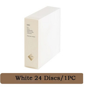 Μόδα θήκη CD 24 DVD χωρητικότητας Κουτί αποθήκευσης Κλασικό μανίκι CD για αυτοκίνητο κρεβατοκάμαρας Ειδικό πακέτο CD Φορητό κουτί φινιρίσματος