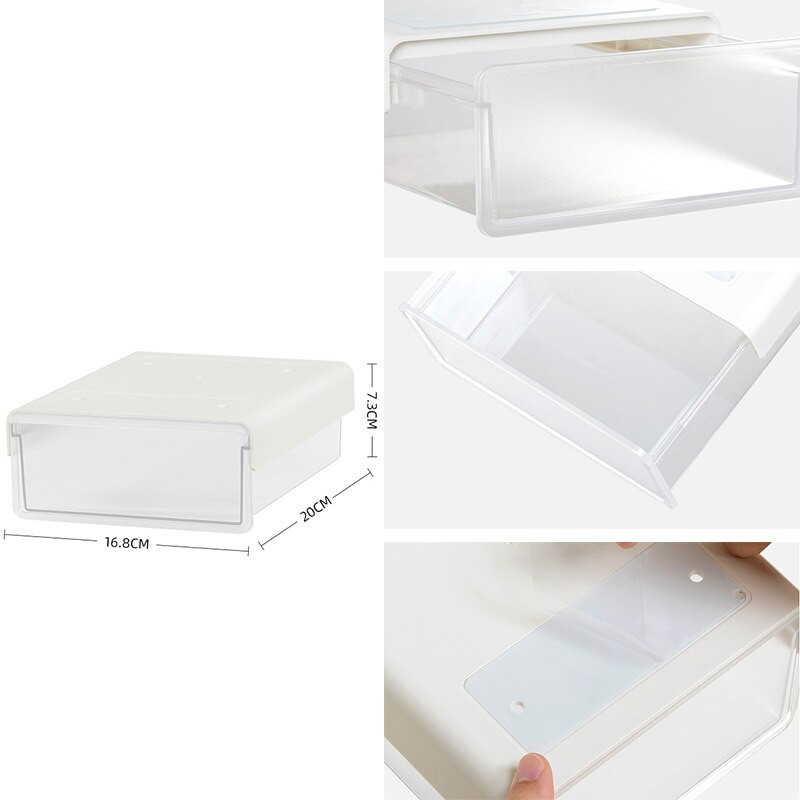 2 stiliaus kosmetikos papuošalų dėžutė po rašomuoju stalu. Maža nematoma stalčiaus dėžutė, skirta raštinės reikmenims