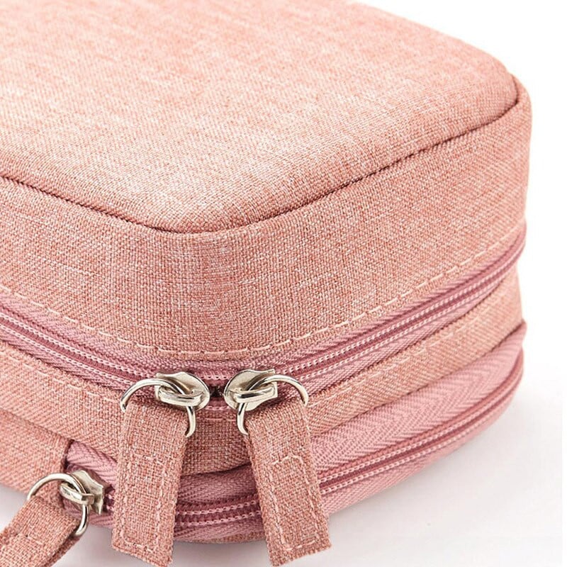 Rašiklio krepšys pieštuko dėklas Dviejų sluoksnių sulankstomas stovas iš audinio telefono laikiklio laikymo maišelis raštinės reikmenims Biuro mokykla A6171