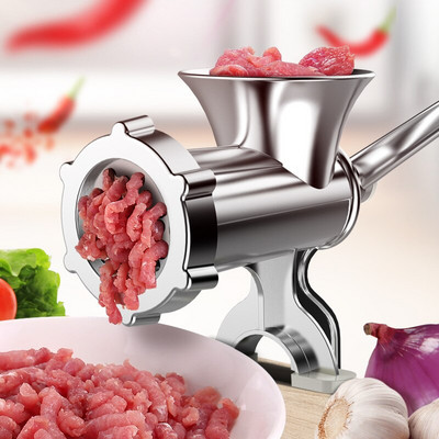 Кухненски инструменти Ръчна месомелачка Ръчно задвижвана телешка юфка Мелница за тестени изделия Машина за колбаси Джаджи Алуминиева машина за мелене