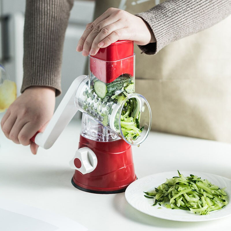 Daugiafunkcis rankinis smulkintuvas bulvių sūrio apskritas smulkintuvas daugiafunkcis mėsmalė virtuvės reikmenys įrankiai romanas.