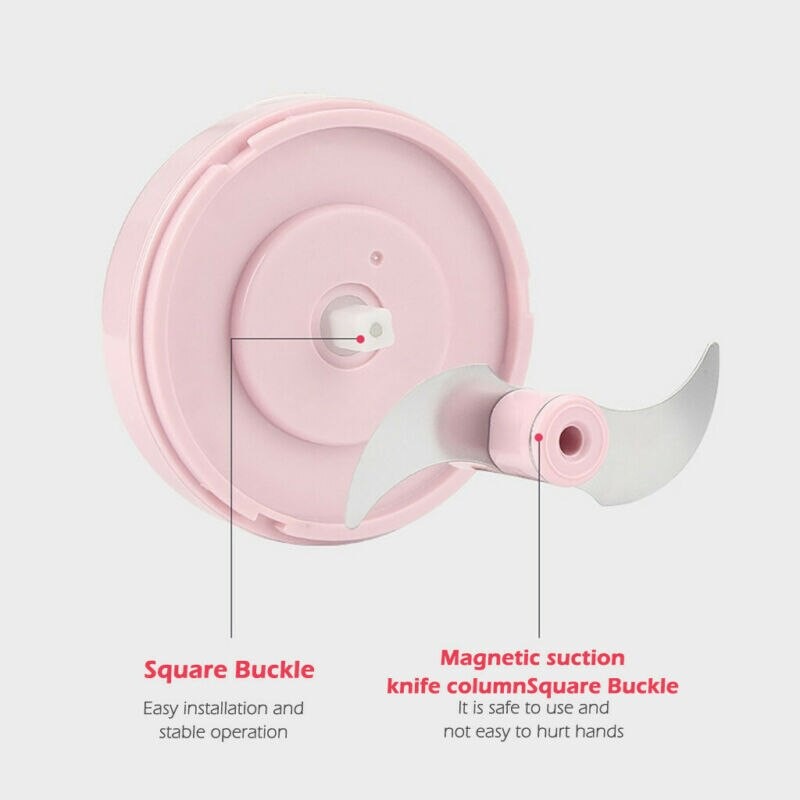 Mini tocător electric de mâncare pentru usturoi, ghimbir, zdrobitor de legume Cutter, blender de alimente