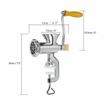 Ръчна месомелачка и съдове за юфка за колбаси, джунджурии за приготвяне на мелница, машина за макаронени изделия, манивела, домашна кухня, инструменти за готвене