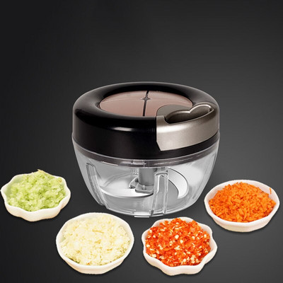 3 késes többfunkciós vágógép Húsdaráló Törött fokhagyma Konyhai szerszám kellékek Zöldségvágó gép