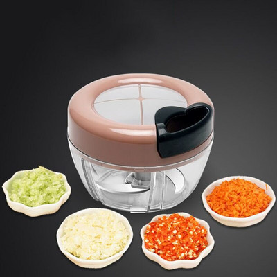 3 késes többfunkciós vágógép Húsdaráló Törött fokhagyma Konyhai szerszám kellékek Zöldségvágó gép