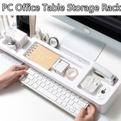 Műanyag irodai asztal rendező asztal billentyűzet állvány Írószer tároló tartó Számítógép Otthoni irodai asztali tároló polc