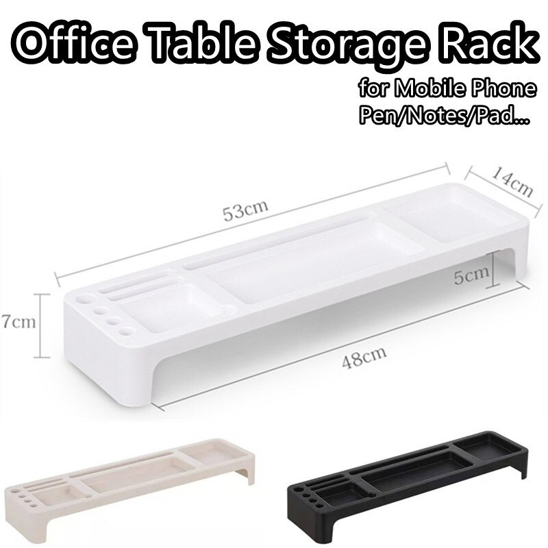 Műanyag irodai asztal rendező asztal billentyűzet állvány Írószer tároló tartó Számítógép Otthoni irodai asztali tároló polc