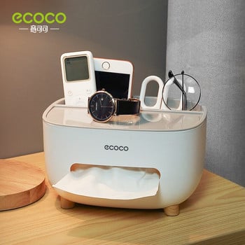 ECOCO Συρταριέρα Tissue Box Οικιακό Σαλόνι Αποθήκης Τραπεζαρίας Δημιουργικό Τραπέζι Χαρτικά Τηλεχειριστήριο Καθαρισμός Βοηθός Νέο