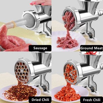 Μηχανή λουκάνικων Οικιακό χειροκίνητο Μύλος Κρέατος Χειροποίητος Σπιτικός Μύλος Πιπεριάς Φορητός κόφτης Κουζίνας Ανθεκτικό Εργαλείο