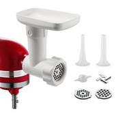 kiváló minőségű élelmiszerdaráló-tartozék a Kitchenaid állványos keverőkhöz, mint húsdaráló tartozék, beleértve a kolbásztöltő csöveket