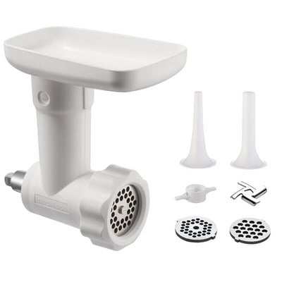 kiváló minőségű élelmiszerdaráló-tartozék a Kitchenaid állványos keverőkhöz, mint húsdaráló tartozék, beleértve a kolbásztöltő csöveket