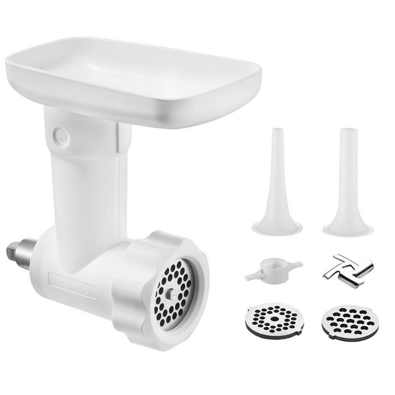 kiváló minőségű élelmiszerdaráló-tartozék a Kitchenaid állványos keverőkhöz, mint húsdaráló tartozék, beleértve a kolbásztöltő csöveket
