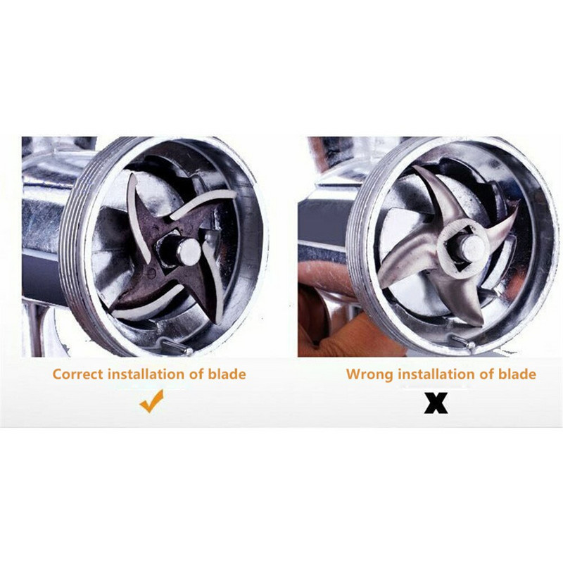 Rankinė mėsmalė Rankinė jautienos makaronų makaronų makaronų malimo mašina dešrelių gaminimo įtaisai Aliuminio malimo mašina Virtuvės įrankiai