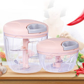 Tocator manual de tocat carne si legume de mare viteza, masina de amestecare, 900 ml, design multifunctional, tocator de legume si fructe.