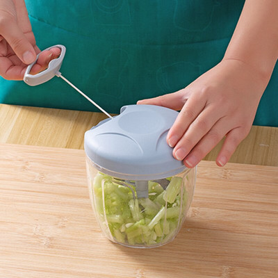 Tocator manual de tocat carne si legume de mare viteza, masina de amestecare, 900 ml, design multifunctional, tocator de legume si fructe.