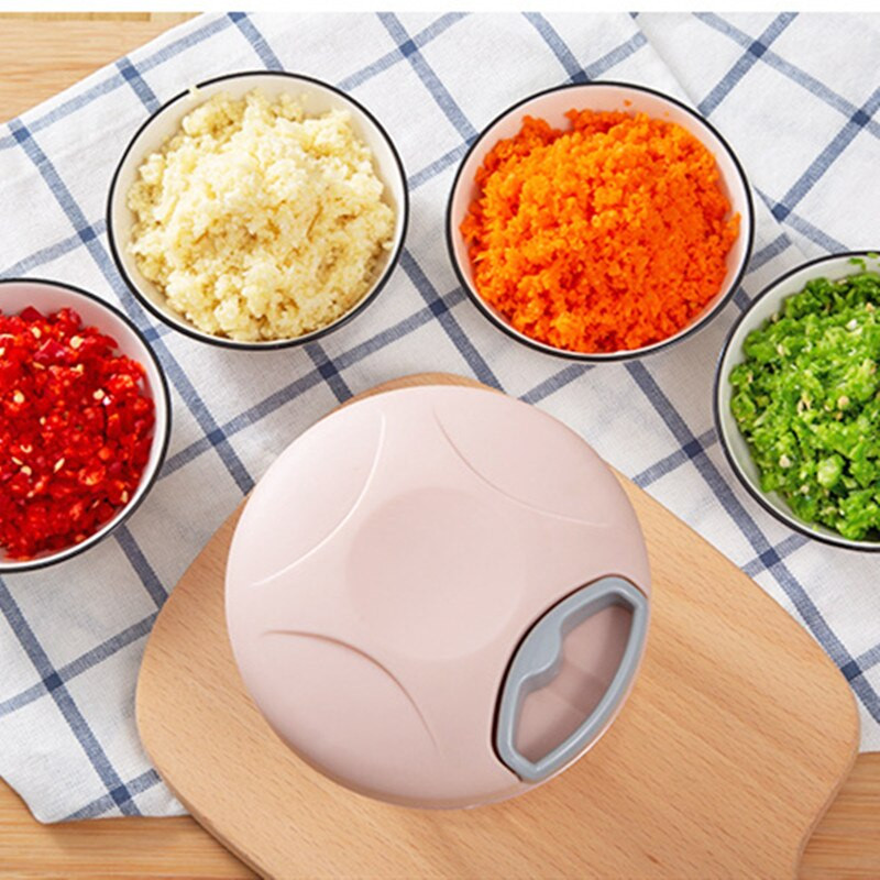 Tocator manual de tocat carne si legume de mare viteza, masina de amestecare, 900 ml, design multifunctional, tocator de legume si fructe.