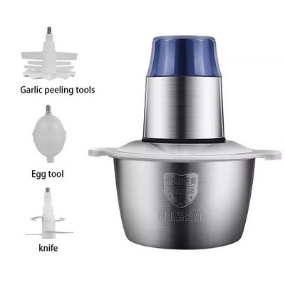 Elektrinė mėsmalė Buitinė daugiafunkcė česnakų skustukas kukulių įdarų gaminimo maišytuvas Auksinio kiaušinio kūdikių maisto gaminimo mašina
