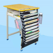 Oksfordo audinio stalo knygų brošiūrų laikiklis pakabinamas mokyklos mokinio laikymo stalas Sofos kėdės laikiklis dekoravimui prailginti