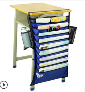 Oksfordo audinio stalo knygų brošiūrų laikiklis pakabinamas mokyklos mokinio laikymo stalas Sofos kėdės laikiklis dekoravimui prailginti