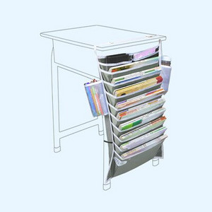 Oksfordo audinio stalo knygų brošiūrų laikiklis pakabinamas mokyklos mokinio laikymo stalas Sofos kėdės laikiklis dekoravimui prailginti