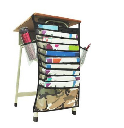 Oksfordo audinio stalo knygų brošiūrų laikiklis pakabinamas mokyklos mokinio laikymo stalas Sofos kėdės laikiklis dekoravimui prailginti