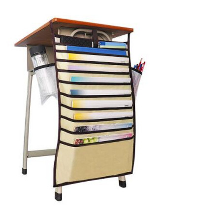 Oksfordo audinio stalo knygų brošiūrų laikiklis pakabinamas mokyklos mokinio laikymo stalas Sofos kėdės laikiklis dekoravimui prailginti