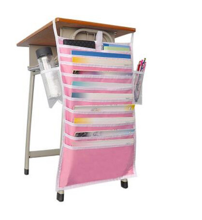 Oksfordo audinio stalo knygų brošiūrų laikiklis pakabinamas mokyklos mokinio laikymo stalas Sofos kėdės laikiklis dekoravimui prailginti