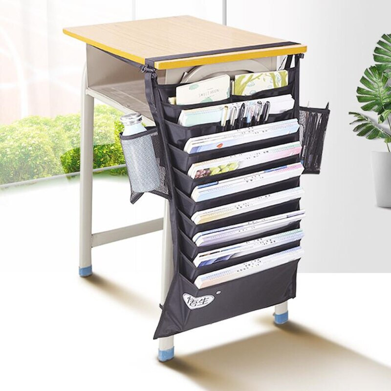 Oksfordo audinio stalo knygų brošiūrų laikiklis pakabinamas mokyklos mokinio laikymo stalas Sofos kėdės laikiklis dekoravimui prailginti