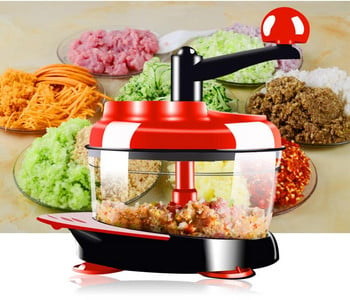 Multifunction Vegetable Chopper Food Processor Kitchen Manual Fruit Chopper Cutter Mixer Salad Maker Eggs Stirrer Shredders