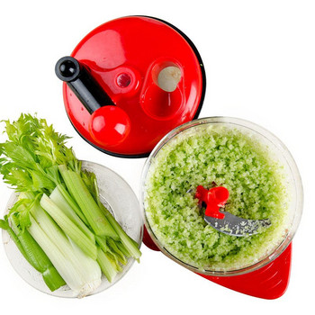 Multifunction Vegetable Chopper Food Processor Kitchen Manual Fruit Chopper Cutter Mixer Salad Maker Eggs Stirrer Shredders