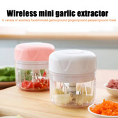 Mini hordozható, vezeték nélküli elektromos húsdaráló élelmiszerekhez, diófélékhez, fokhagymás zöldségaprítókhoz, USB-töltős ételaprítóhoz konyhai kütyük