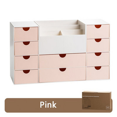 SDLP asztali rendszerező tároló kivehető mini 10 fiókos tartóval Irodai Otthoni Gyűjtemény Írószer tároló tanulóknak