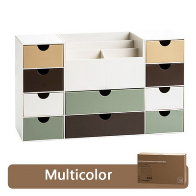 SDLP asztali rendszerező tároló kivehető mini 10 fiókos tartóval Irodai Otthoni Gyűjtemény Írószer tároló tanulóknak