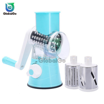 Daržovių pjaustyklė Apvali pjaustyklė Bulvių morkų sūrio smulkintuvas mėsmalė Daržovių smulkintuvas virtuvės įrankis