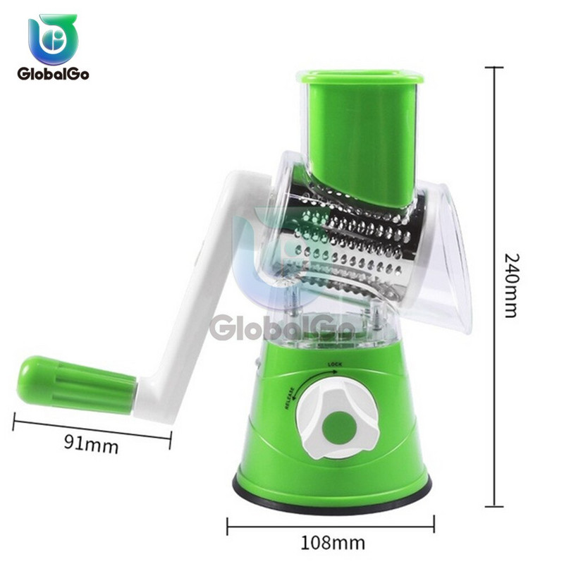 Daržovių pjaustyklė Apvali pjaustyklė Bulvių morkų sūrio smulkintuvas mėsmalė Daržovių smulkintuvas virtuvės įrankis