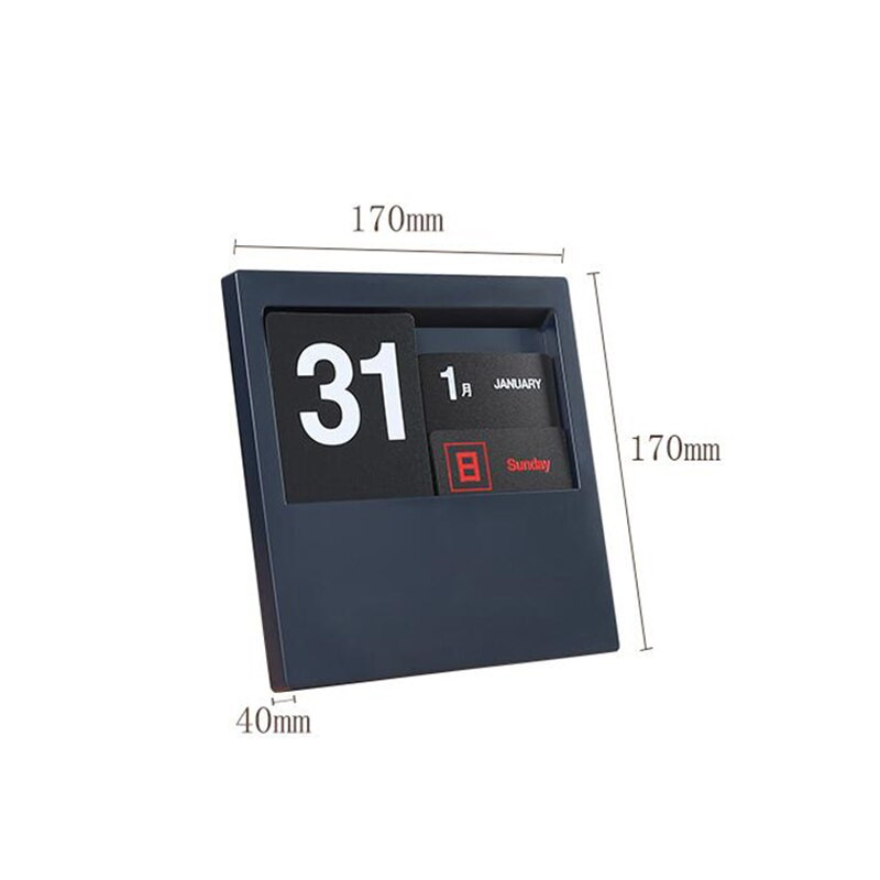 SDLP Calendar de birou cu card de numere 2 culori Suport pentru calendar pentru biroul de acasă Programator zilnic Planificator de masă Agenda anuală Organizare