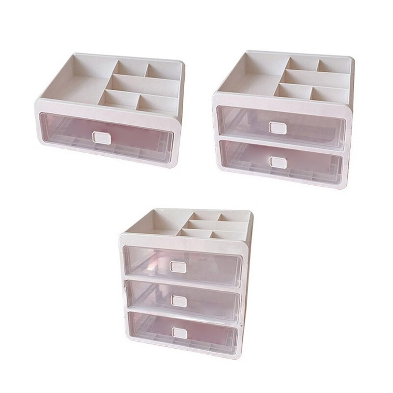 Organizator de machiaj pentru masă Cutie cosmetică Tavă depozitare bijuterii Tip sertar