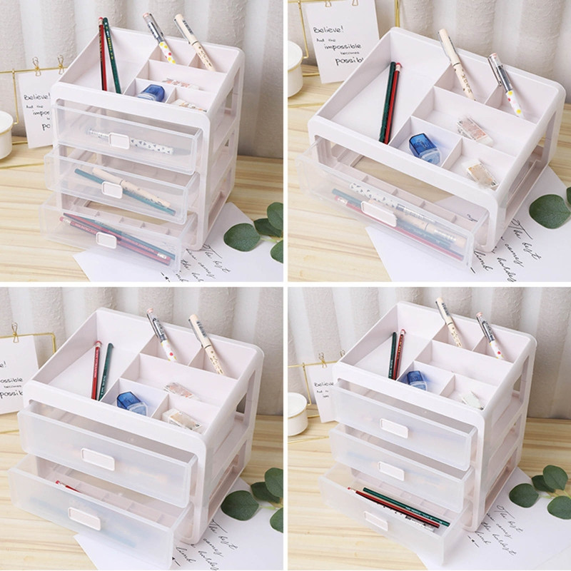 Organizator de machiaj pentru masă Cutie cosmetică Tavă depozitare bijuterii Tip sertar