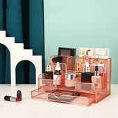 Suport de depozitare Home Office Organizator Stand Mesh Hollow Cosmetic Suport Durabil