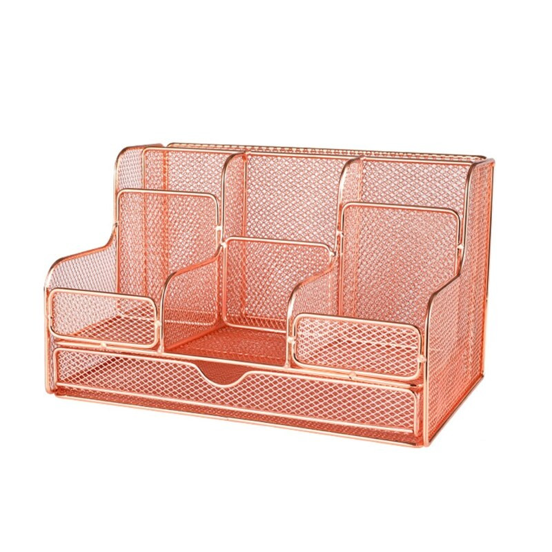 Suport de depozitare Home Office Organizator Stand Mesh Hollow Cosmetic Suport Durabil