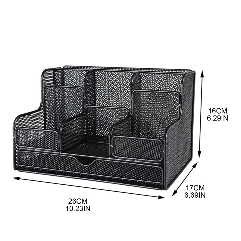 Suport de depozitare Home Office Organizator Stand Mesh Hollow Cosmetic Suport Durabil